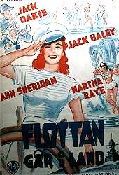 Flottan går iland 1942 poster Jack Oakie Ann Sheridan