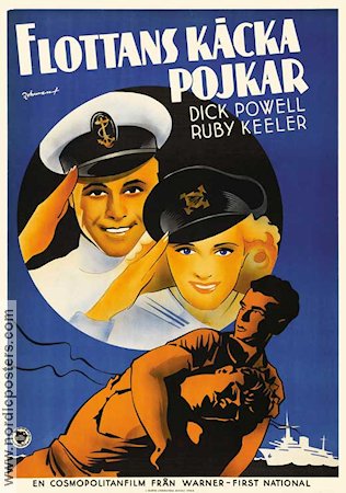 Flottans käcka pojkar 1935 poster Dick Powell Ruby Keeler