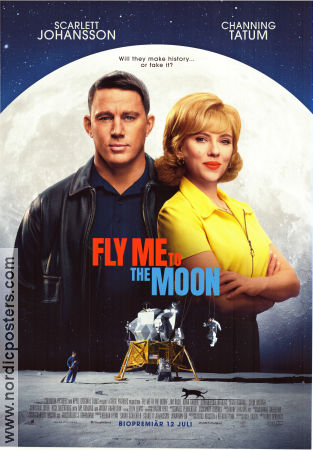 Fly Me to The Moon 2024 poster Scarlett Johansson Channing Tatum Woody Harrelson Greg Berlanti