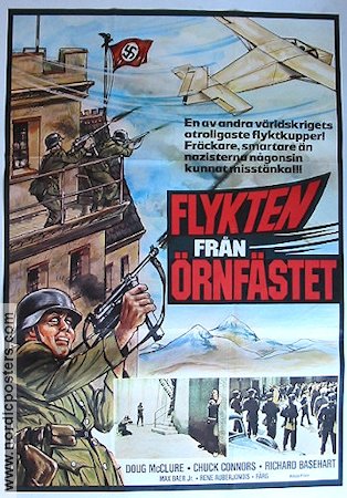 Flykten från örnnästet 1979 poster Chuck Connors Krig Hitta mer: Nazi