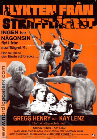 Flykten från strafflägret 1978 poster Gregg Henry Kay Lenz Scatman Crothers Mel Stuart