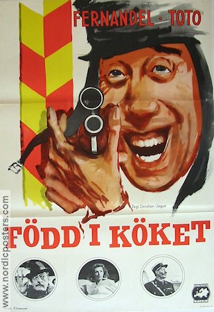 Född i köket 1959 poster Fernandel Vapen