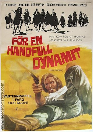 För en handfull dynamit 1971 poster Ty Hardin Rossano Brazzi Edda Di Benedetto Mario Gariazzo