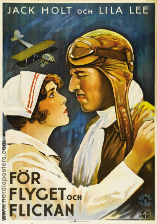 För flyget och flickan 1929 poster Jack Holt Lila Lee Flyg