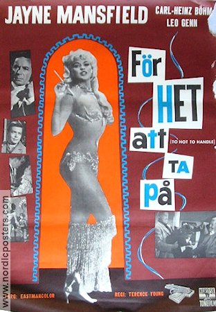 För het att ta på 1961 poster Jayne Mansfield Terence Young Damer