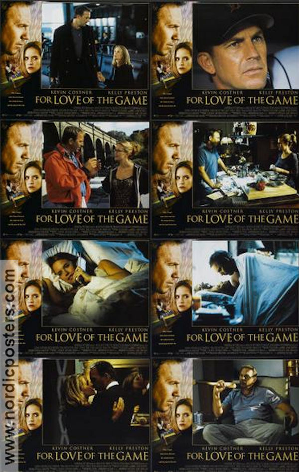 For Love of the Game 1999 lobbykort Kevin Costner Kelly Preston John C Reilly Sam Raimi Sport