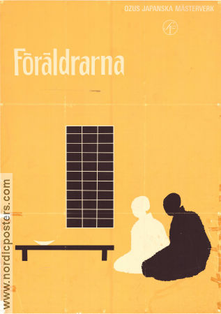 Föräldrarna Tokyo Story 1953 poster Chishu Ryu Chieko Higashiyama So Yamamura Yasujiro Ozu Filmen från: Japan