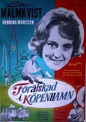 Förälskad i Köpenhamn 1961 poster Siw Malmkvist