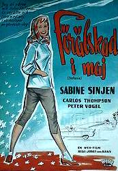 Förälskad i maj 1959 poster Sabine Sinjen