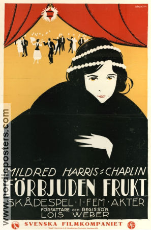 Förbjuden frukt 1919 poster Mildred Harris Chaplin Henry Woodward Lois Weber
