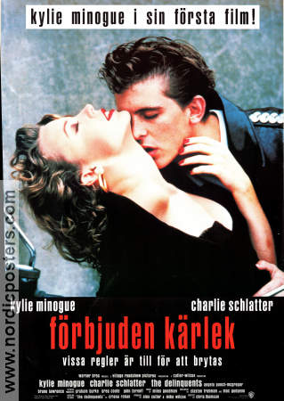 Förbjuden kärlek 1989 poster Kylie Minogue Charlie Schlatter Bruno Lawrence Chris Thomson Kändisar