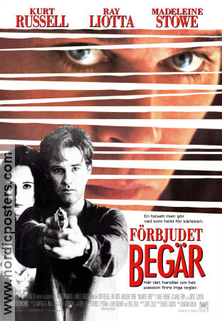 Förbjudet begär 1992 poster Kurt Russell Ray Liotta Madeleine Stowe Jonathan Kaplan