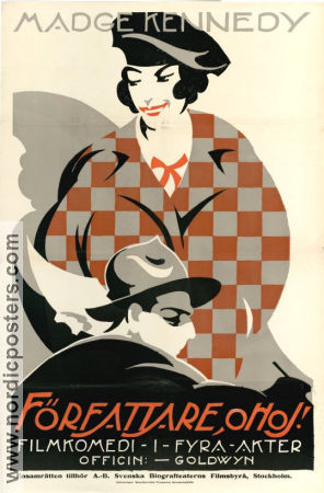 Författare ohoj 1919 poster Madge Kennedy John Bowers Clarence G Badger