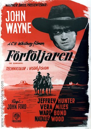 Förföljaren 1956 poster John Wayne Natalie Wood John Ford