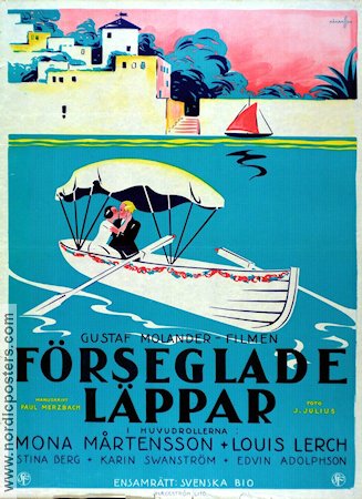 Förseglade läppar 1927 poster Mona Mårtensson