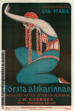 Första älskarinnan 1919 poster Lya Mara Carl Amster Frederic Zelnik