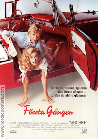 Första gången 1984 poster Doug McKeon Catherine Mary Stewart Bilar och racing