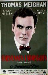 Försvunnen i storstaden 1927 poster Thomas Meighan Greta Nissen