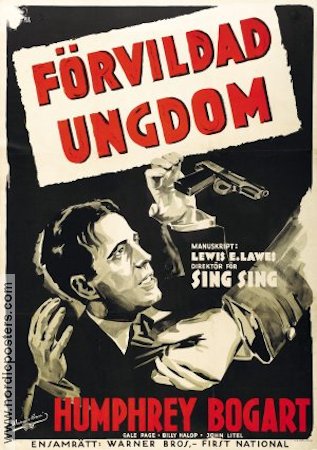 Förvildad ungdom 1939 poster Humphrey Bogart