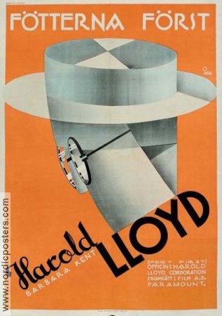 Fötterna först 1930 poster Harold Lloyd