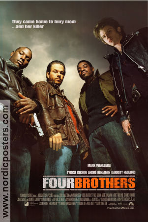 Four Brothers 2005 poster Mark Wahlberg Tyrese Gibson André 3000 John Singleton