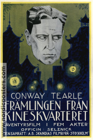 Främlingen från kineskvarteret 1921 poster Conway Tearle Ralph Ince