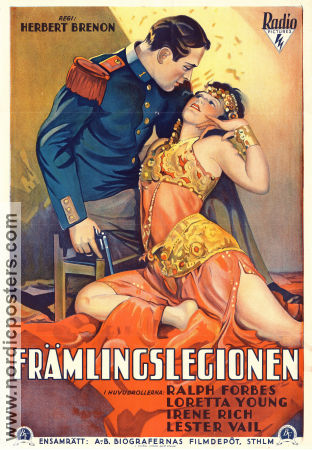 Främlingslegionen 1931 poster Ralph Forbes Herbert Brenon