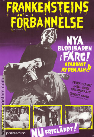 Frankensteins förbannelse 1957 poster Peter Cushing Terence Fisher