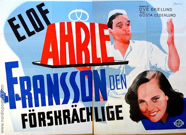 Fransson den förskräcklige 1941 poster Elof Ahrle Hitta mer: Large poster