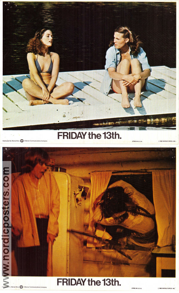 Fredagen den 13e 1980 lobbykort Betsy Palmer Adrienne King Sean S Cunningham