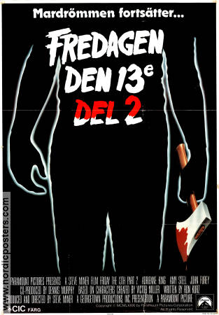 Fredagen den 13e del 2 1981 poster Adrienne King