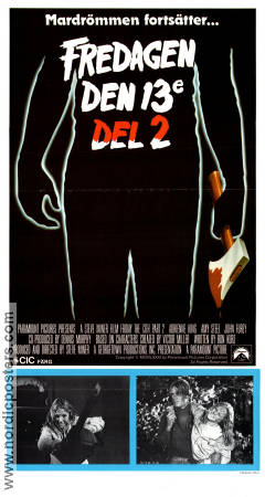 Fredagen den 13e del 2 1981 poster Betsy Palmer Amy Steel Steve Miner