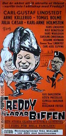 Freddy klarar biffen 1968 poster Carl-Gustaf Lindstedt Arne Källerud