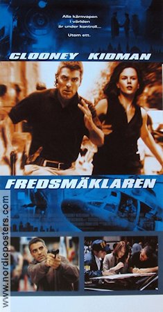 Fredsmäklaren 1997 poster George Clooney Nicole Kidman