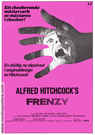 Frenzy 1972 poster John Finch Alec MacCowen Alfred Hitchcock