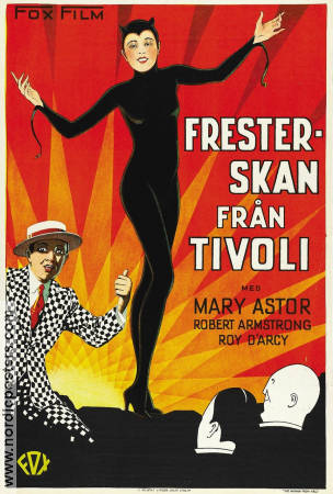 Fresterskan från tivoli 1929 poster Mary Astor AF Erickson