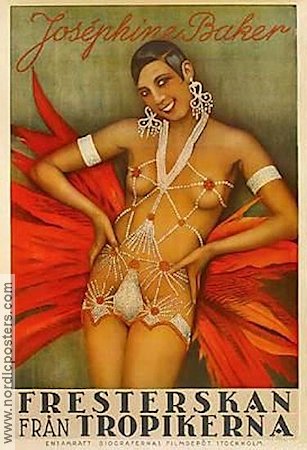 Fresterskan från tropikerna 1927 poster Josephine Baker