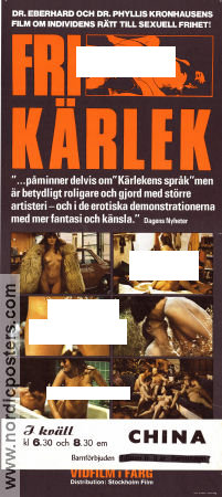 Fri kärlek 1969 poster Phyllis Eberhard Kronhausen Dokumentärer