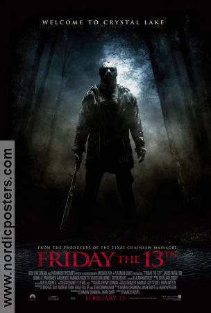 Friday the 13th 2009 poster Derek Mears Jared Padalecki Marcus Nispel