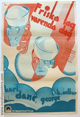 Friska tag varenda dag 1931 poster Karl Dane