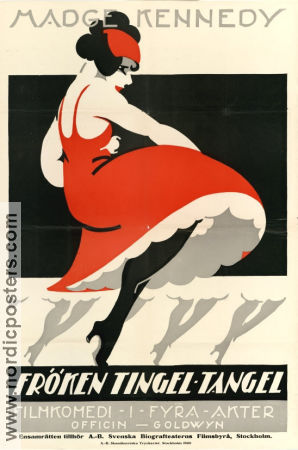 Fröken Tingel-tangel 1918 poster Madge Kennedy Jere Austin Clarence G Badger