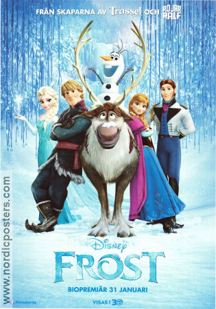 Frost 2013 poster Kristen Bell Chris Buck Animerat