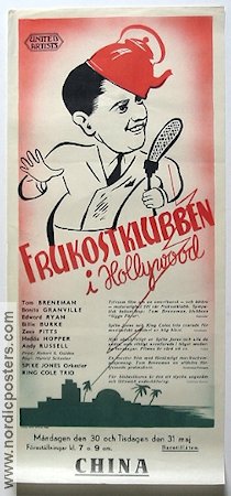 Frukostklubben i Hollywood 1948 poster Tom Breneman