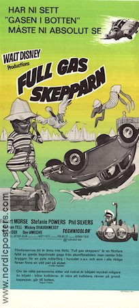 Full gas skepparn 1970 poster Robert Morse Stefanie Powers Phil Silvers Norman Tokar Hitta mer: Herbie Bilar och racing Skepp och båtar