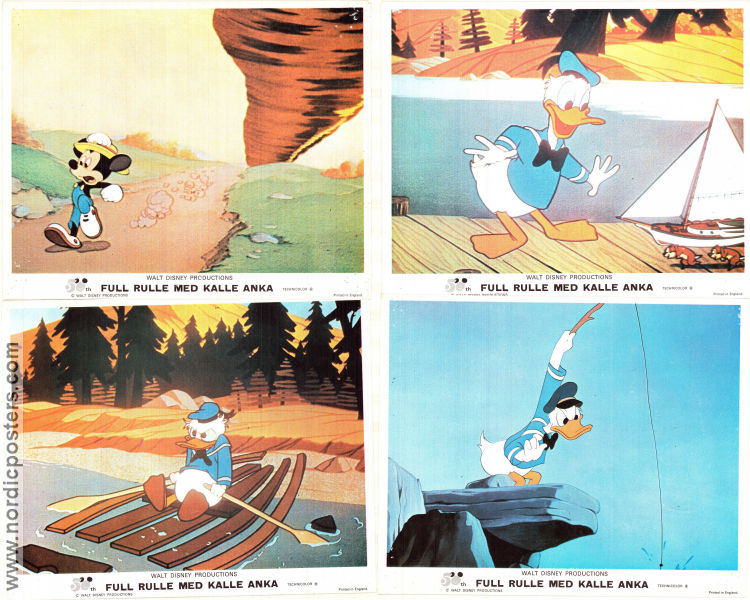 Full rulle med Kalle Anka 1973 lobbykort Kalle Anka Donald Duck