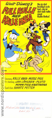 Full rulle med Kalle Anka 1981 poster Kalle Anka Donald Duck Animerat