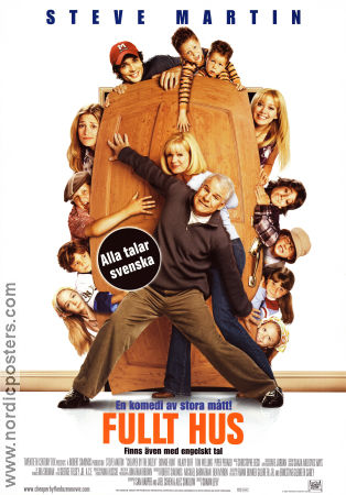 Fullt hus 2003 poster Steve Martin Bonnie Hunt Hilary Duff Shawn Levy Barn