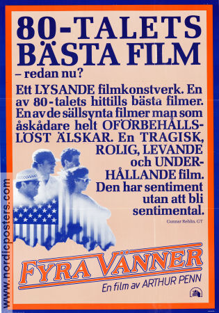 Fyra vänner 1981 poster Craig Wasson Jodi Thelen Michael Huddleston Arthur Penn