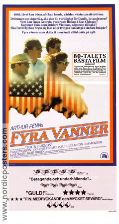 Fyra vänner 1981 poster Craig Wasson Jodi Thelen Michael Huddleston Arthur Penn