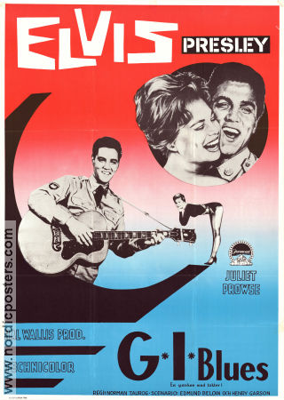 G I Blues 1960 poster Elvis Presley Juliet Prowse Robert Ivers Norman Taurog Musikaler